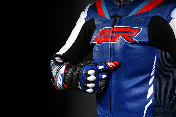 RR Blue AR – 2pc Leather Suit - Airbag Ready®