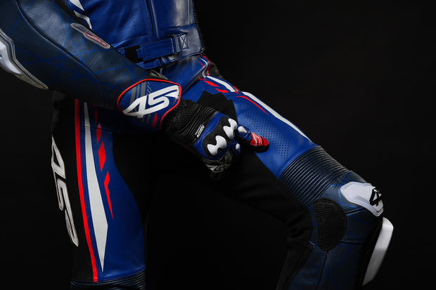 RR Blue AR – 2pc Leather Suit - Airbag Ready®
