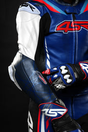 RR Blue AR – 2pc Leather Suit - Airbag Ready®
