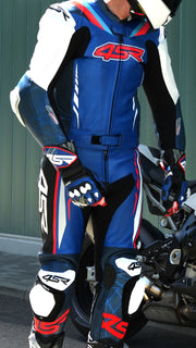 RR Blue AR – 2pc Leather Suit - Airbag Ready®
