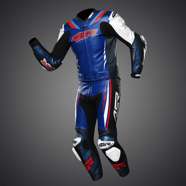 RR Blue AR – 2pc Leather Suit - Airbag Ready®