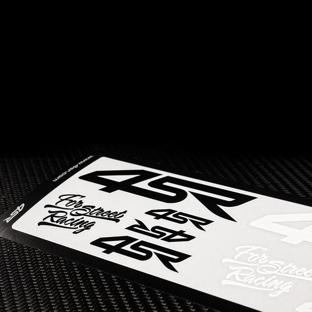 4SR Sticker Pack – 1 Sheets with 10 Individual Stickers | Black & White ...