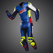 RR Evo III Pearl Blue AR Motorcycle Suit