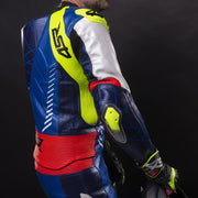 RR Evo III Pearl Blue AR Motorcycle Suit