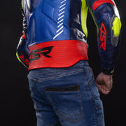 RR Evo III Pearl Blue AR Motorcycle Suit