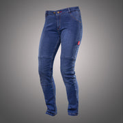 4SR GTS Lady Blue Kevlar Motorcycle Jeans – Style, Comfort, & Protection