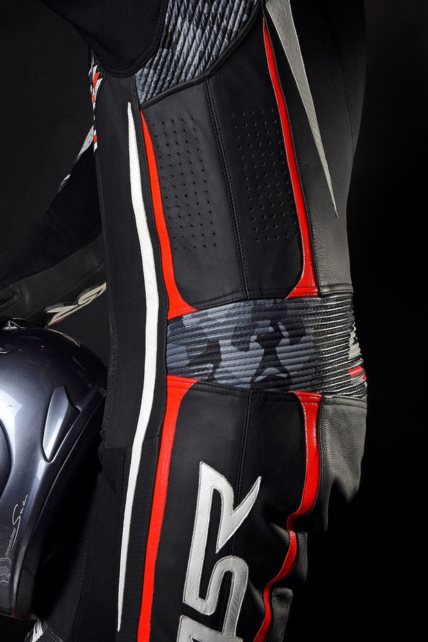 Racing Replica Smrz Motorcycle Suit – Men's High-Performance Leather Suit