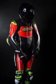 4SR RR Evo III Neon - 2pc Motorcycle Suit