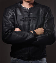 Hooligan Black Velvet - Leather Motorcycle Jacket