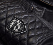 4SR Scrambler Petroleum - Premium Leather Men's Motorcycle Jacket