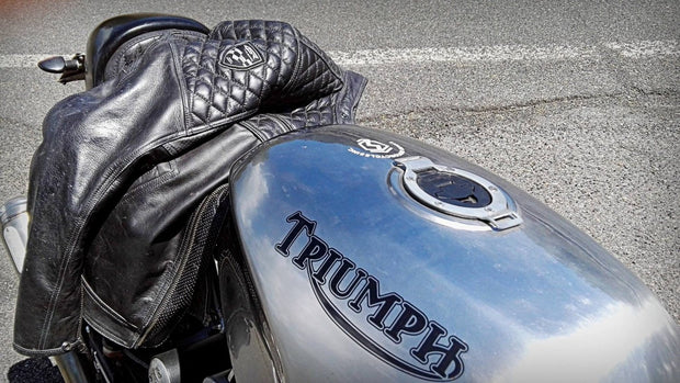 4SR Scrambler Petroleum - Premium Leather Men's Motorcycle Jacket