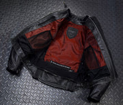 4SR Scrambler Lady Petroleum - Stylish Leather Motorcycle Jacket