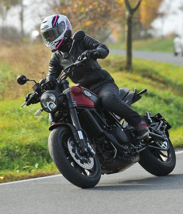 B-Monster Lady Motorcycle Jacket – Buffalo Leather for Women Riders