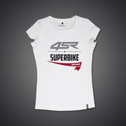 Women’s 4SR Power T-Shirt: Comfort Meets Style in White