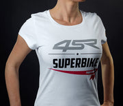 Women’s 4SR Power T-Shirt: Comfort Meets Style in White