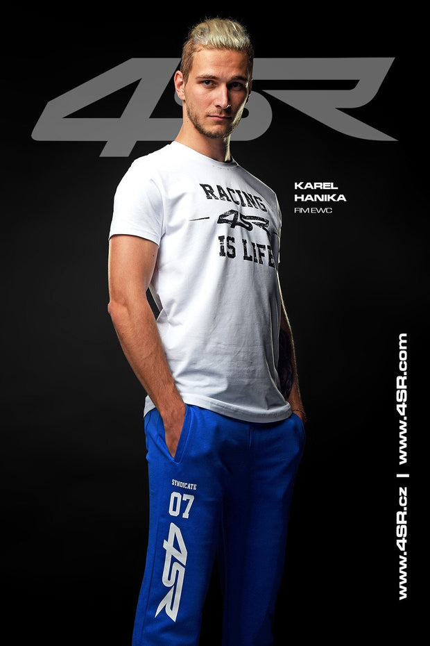 Men’s T-Shirt Life White – 4SR Casual Short Sleeve Shirt