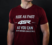 4SR T-Shirt My Mother Red: Stylish and Comfortable Casual Wear