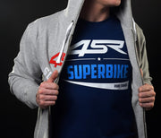 T-Shirt Superbike Blue by 4SR – Comfortable and Stylish for Motorcycle Enthusiasts