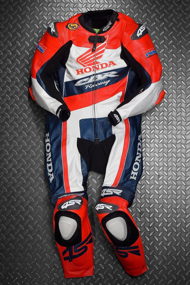 4SR custom made leather suit Honda
