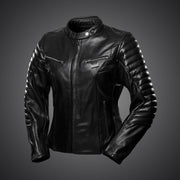 B-Monster Lady Motorcycle Jacket – Buffalo Leather for Women Riders