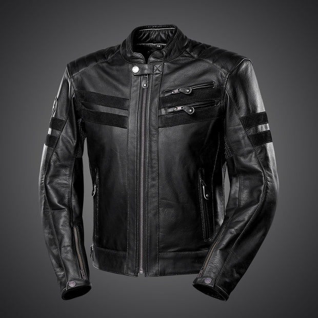 Cool Evo - Leather Jacket - Vintage Style with Modern Protection