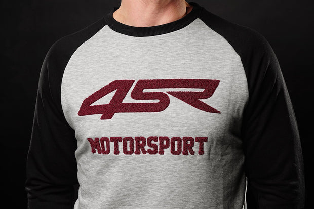 4SR Men's Motorsport Sweatshirt - Grey/Black
