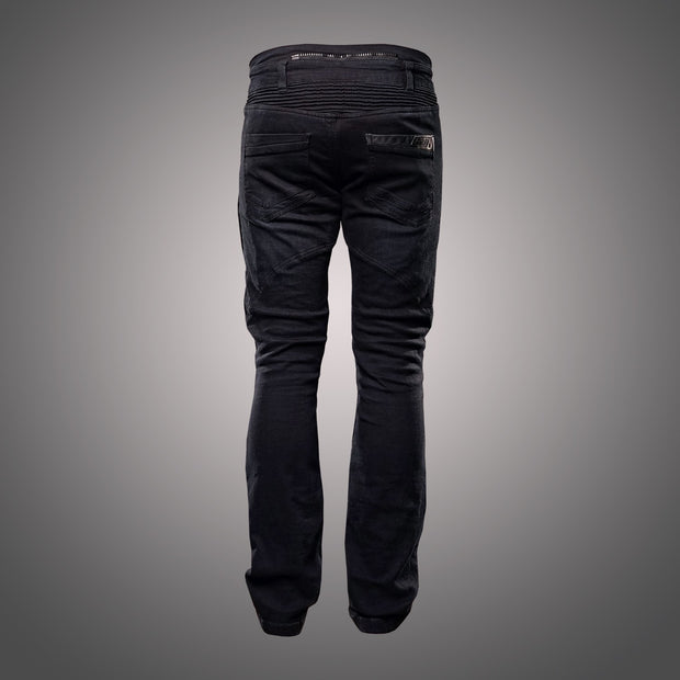 4SR motorcycle jeans Club Sport Black back