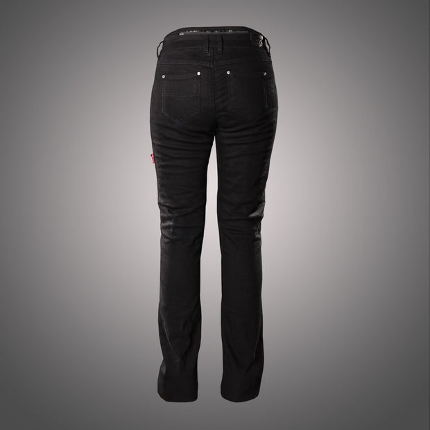 4SR GTS Lady Black - Kevlar Motorcycle Jeans – Sporty Style & Comfort