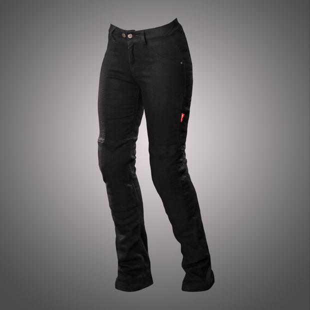 4SR GTS Lady Black - Kevlar Motorcycle Jeans – Sporty Style & Comfort